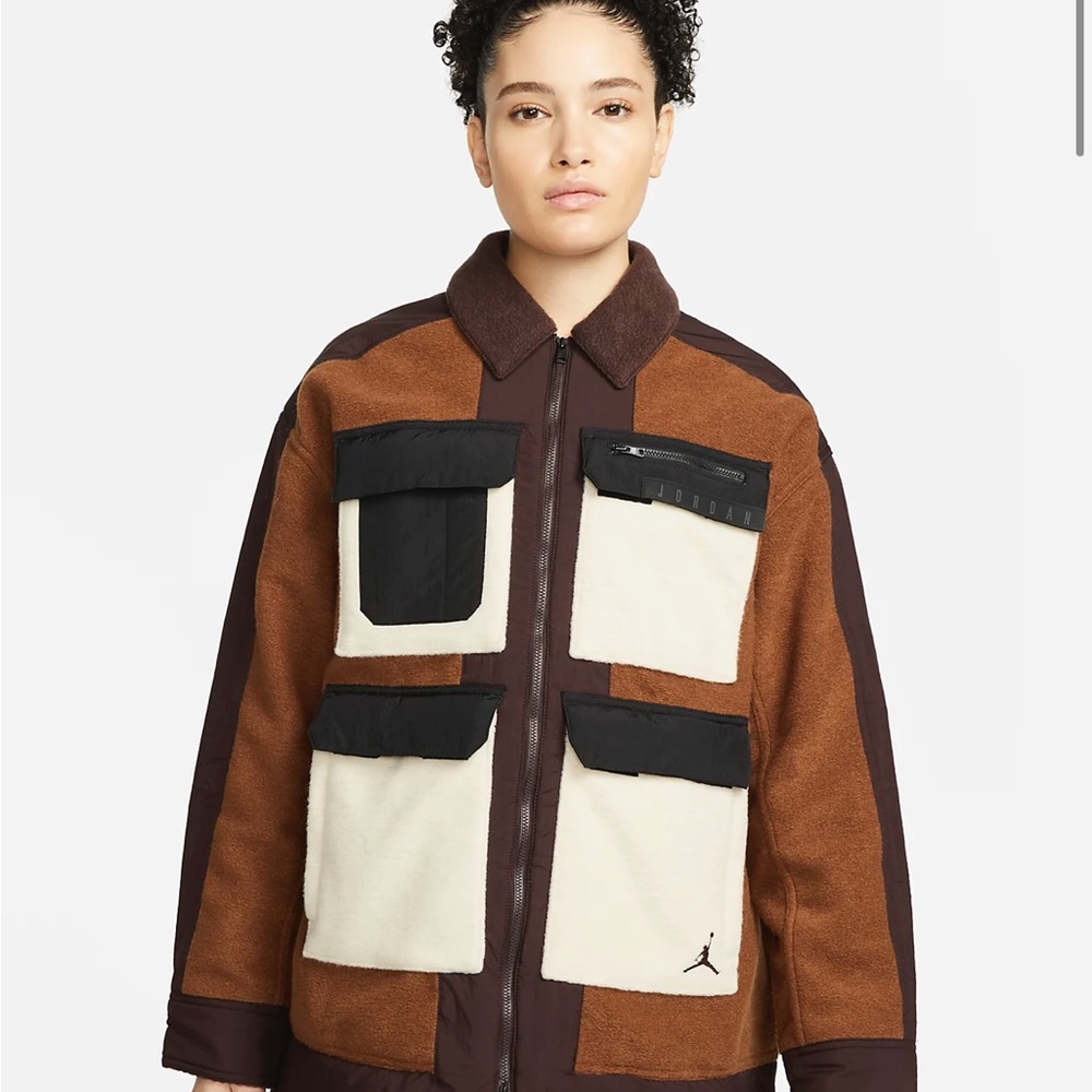 Nike jordan cozy girl wool jacket coat